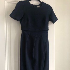 Navy Maternity Dress - Like New - US2